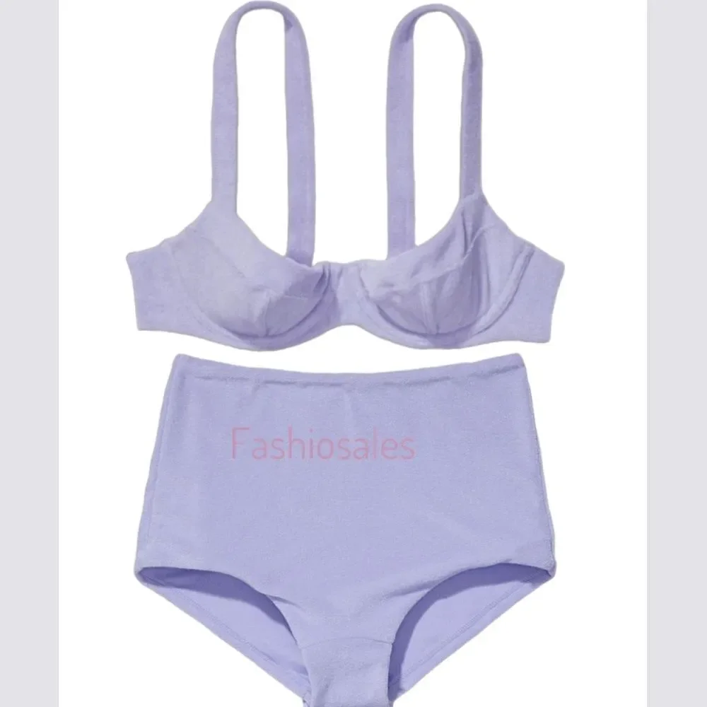 Victorias Secret Set Wicked Push Up without padding terry Bikini Top & Bottom